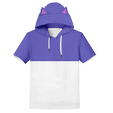 Unisex The Owl House Hooded Tshirt Luz Noceda Cosplay 3D Printing Short Sleeve Spring T-shirt Tops - INSWEAR